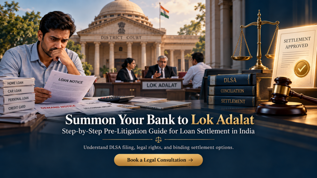 Lok Adalat for Loan Settlement